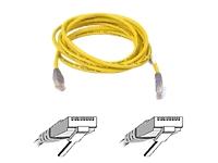 Belkin Cat5e UTP Crossover Cable (Yellow Cable with Grey Boot) 25m