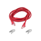 Belkin CAT5e UTP Snagless Patch Cable Red 5m