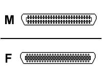 Belkin External SCSI Terminator - 50 pin Centronics - male - 50 pin Centronics - female