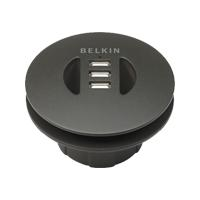 belkin Flexible-Fit In-Desk USB Hub - Hub - 4