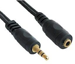 Stereo Jack Extension Cable - 3.5mm Male to 3.5mm Female - 3m