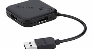 Belkin USB 2.0 4-Port Ultra-Mini Travel Hub