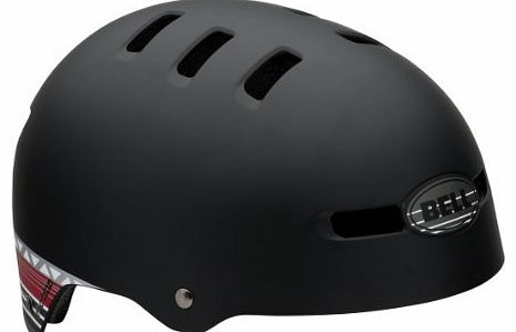 Faction 2013 BMX Dirt Bike Helmet with Stripes Black matte black Size:S