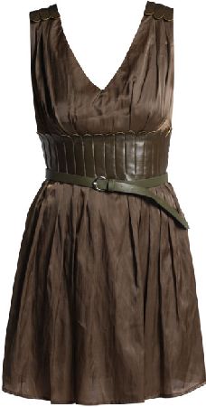 Bella satin dress