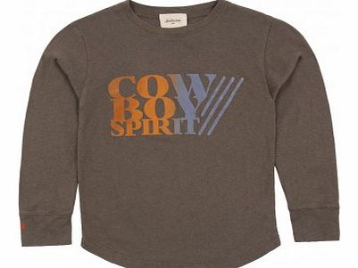 Volto Cowboy t-shirt Khaki `2 years,8 years,10