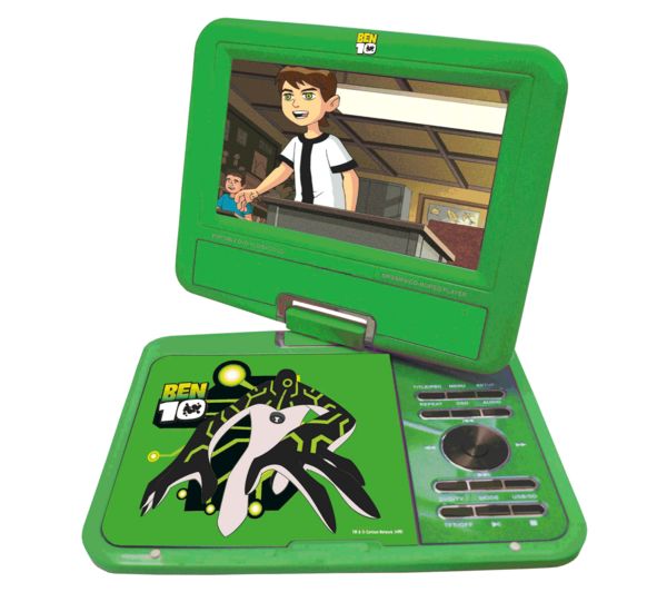 Ben 10 7 Portable DVD Player - Green