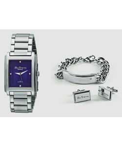 ben sherman Gents Diamond Watch Gift Set