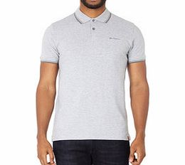 Ben Sherman Grey pure cotton polo shirt