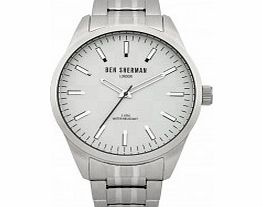 Ben Sherman Mens Grey and Steel Bracelet Watch