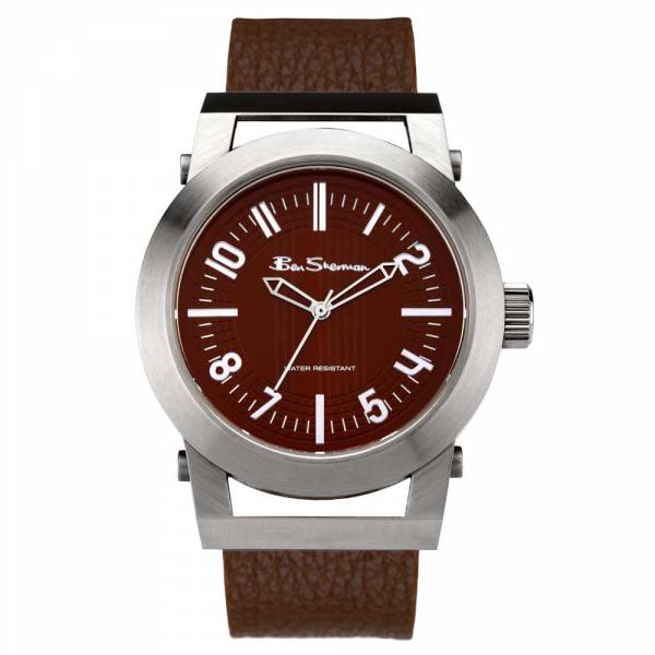 R691 Mens Leather Strap Watch