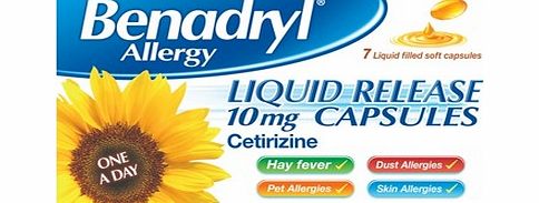 Benadryl Allergy Liquid Release Capsules (7)
