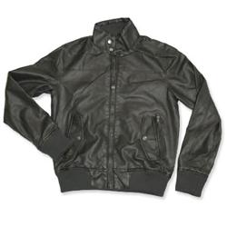 BHAW9 PU Leather-Look Jacket - Black