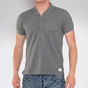 Bench Elorza Polo Shirt - Grey