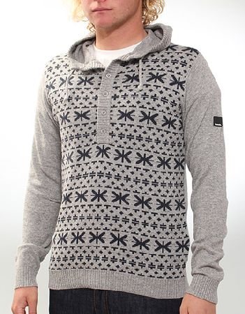 Bench Get In Hooded knit - Grey