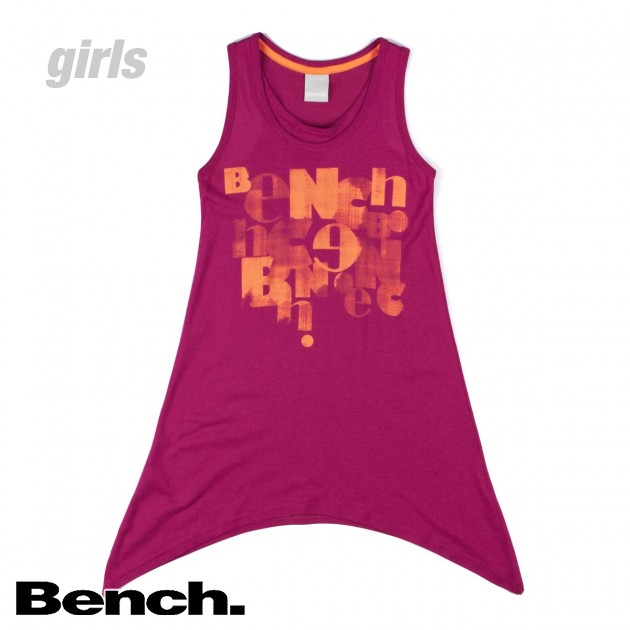 Girls Bench Diy Stamp T-Shirt - Festival Fuchsia