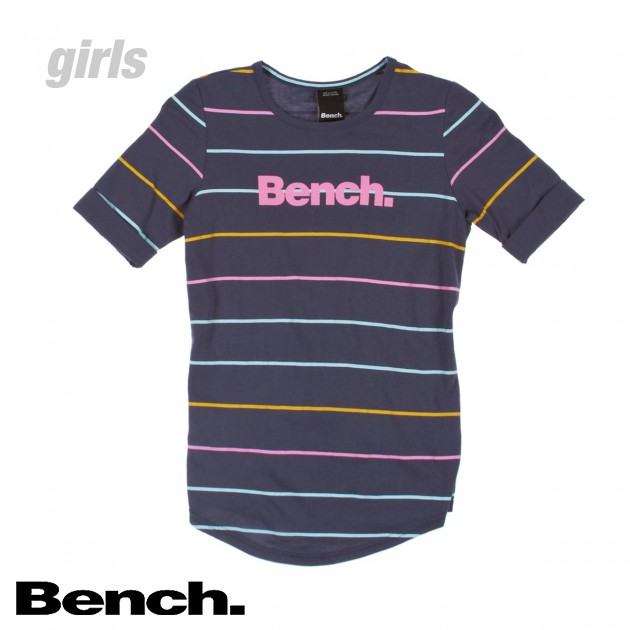 Girls Bench Hutchling T-Shirt - Nightshadow Blue