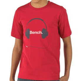 Junior Headphones T-Shirt Tango Red