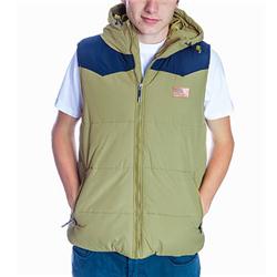 Kitcho Hooded Gilet - Green Moss