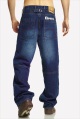 loose-fit cinch back jeans