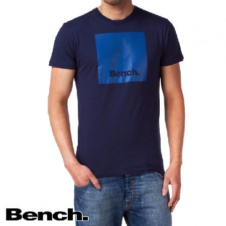 Mens Bench Fullstop T-Shirt - Peacoat