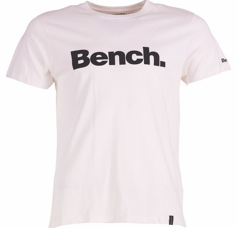 Mens Crew Neck Chest Logo T-Shirt White