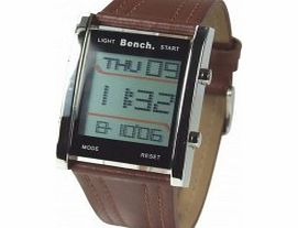 Bench Mens LCD Digital Designer Watch