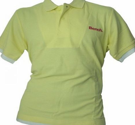 Bench Mens Polo T Shirt - Yellow - M