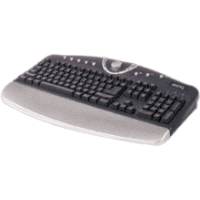 52UP Multimedia Keyboard Black PS/2