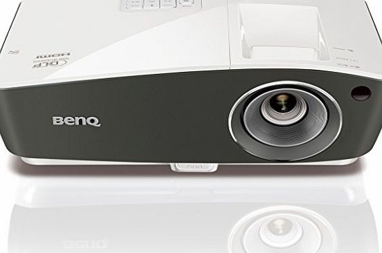 BenQ TH670 Full HD 1080p Home Entertainment Projector (3000 Lumens High Brightness, Built-in 10 W Speaker, Auto Vertical Keystone Correction, HDMI, AV, VGA, USB and 1.5 A Power Supply) - Black/White