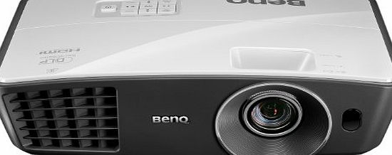 BenQ W750 2500 Lumens 720p Resolution 3D Home Entertainment Projector - White/Grey
