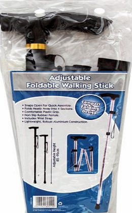 Benross Group 60510 Adjustable Folding Walking Stick