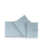Bentley Blue Ettinger Leather Note Books