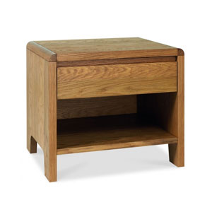 , Domino 1 Drawer Bedside Table -