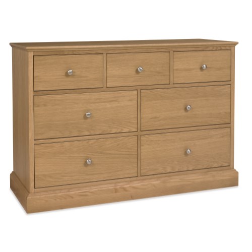 Bentley Designs Ashby 3 and 4 Drawer Chest In Oak