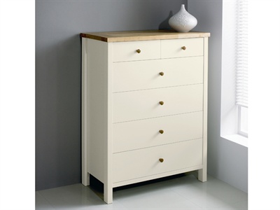 Bentley Designs Atlantis Two Tone 4   2 Drawer Chest Small