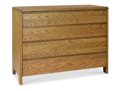 Domino 4 Drawer Chest Small Single (2