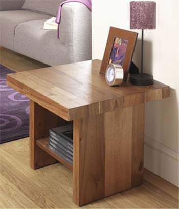Bentley Designs Izmir Square Lamp Table