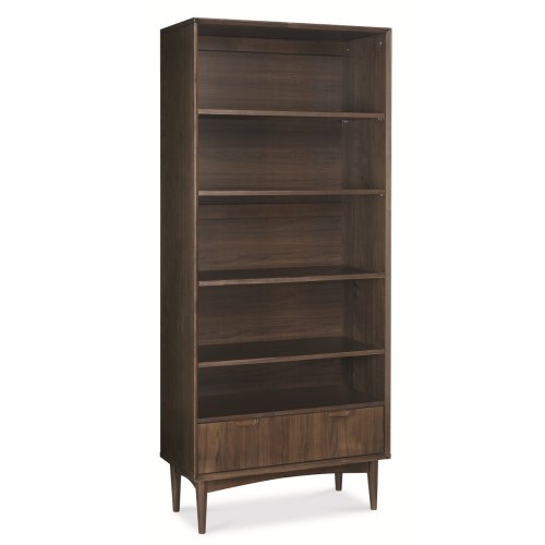 Bentley Designs Oslo Walnut Wide Bookcase