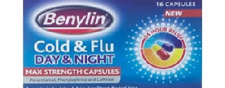 Benylin Cold and Flu Day and Night Max Strength Capsules