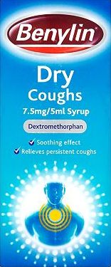 Benylin, 2041[^]10081064 Dry Coughs 7.5mg/5ml Syrup 10081064
