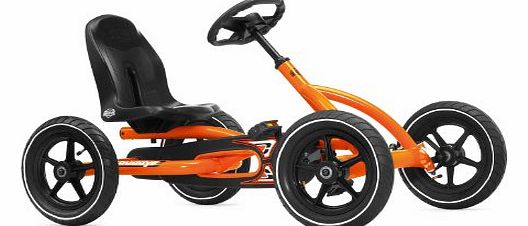 Ride On Kids Buddy Pedal Powered Go Kart - Orange