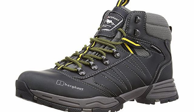 Berghaus Mens Expeditor AQ LeatherTrekking and Hiking Boots Black/Lemon Chrome 9 UK, 43 EU
