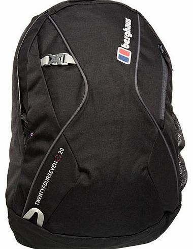Twentyfourseven Backpack - Jet Black, 20 lt