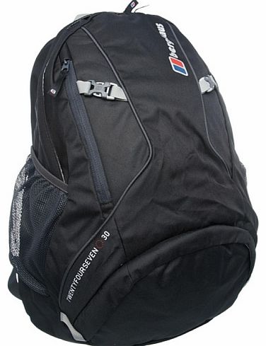 Twentyfourseven Backpack - Jet Black, 30 lt