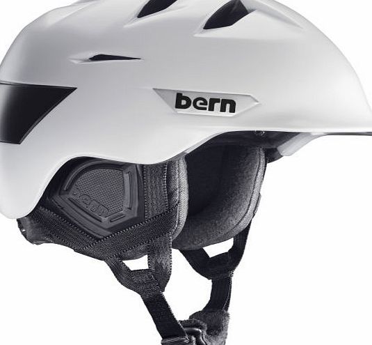 Bern Mens Bern Kingston Helmet - Satin White