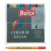 Berol Brush Tip Colour Pens