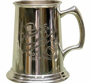 BEST Man Pewter Pint Tankard