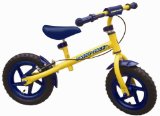 12 metal walking bike / starter bicycle / ride-on RACKY ZACK, suitable up to 35 kg children weight, with german TÜV-, GS- and CE security signs