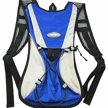 2L Cycling Bicycle Bike MTB Road Cycle Sport Water Bag Hiking Hydration Multifunction Backpack 4 Colors (Blue)