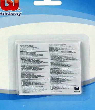 Bestway Heavy Duty Repair Patch x 10 for inflatable toys, pools, lilos etc